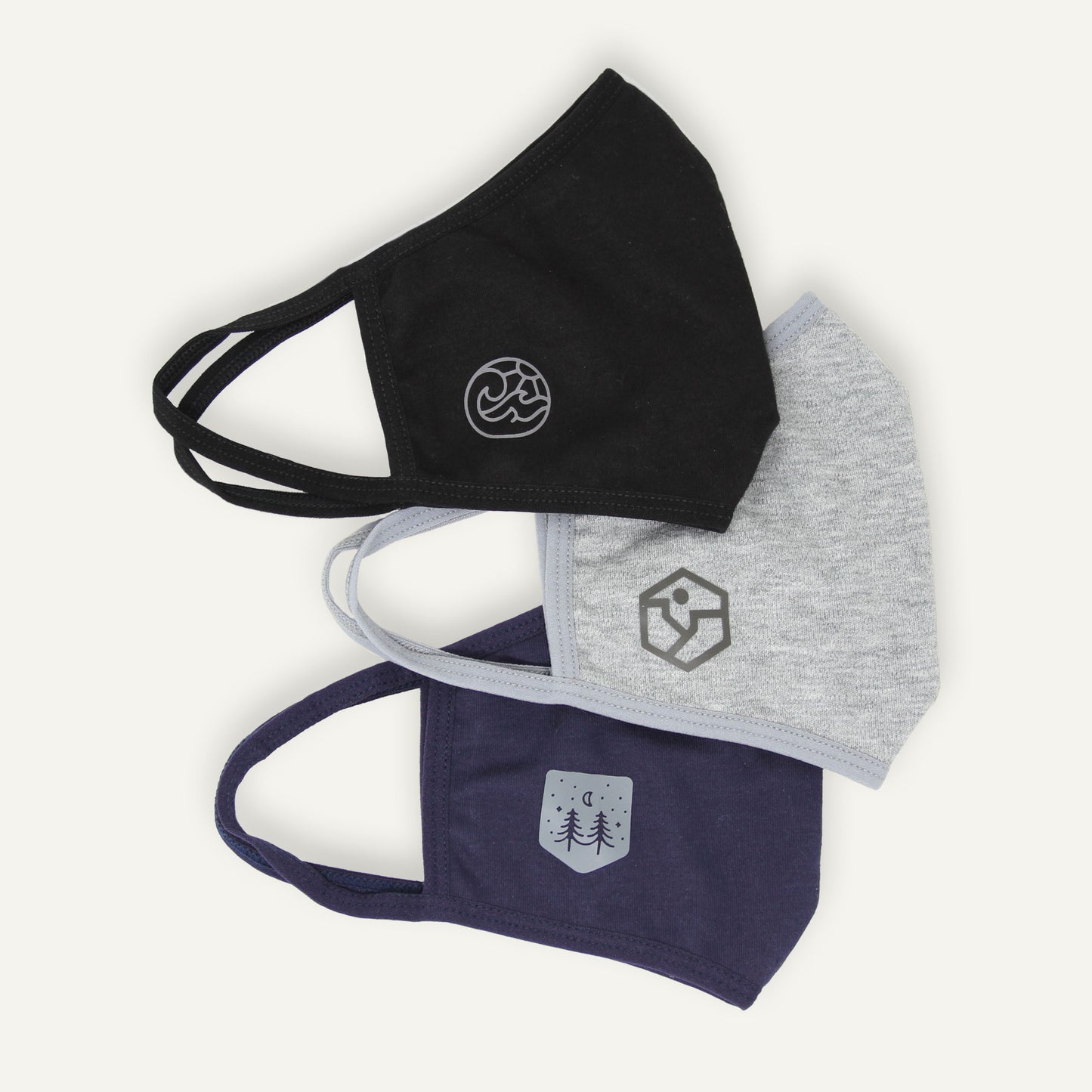 Cloth Face Masks - 3 Pack