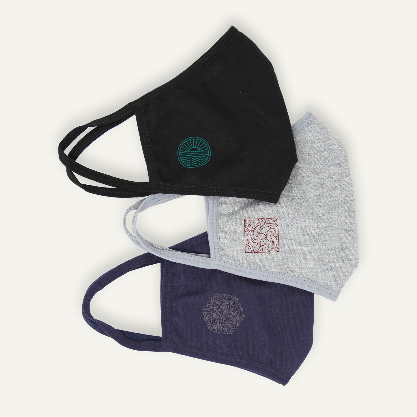 Cloth Face Masks - 3 Pack