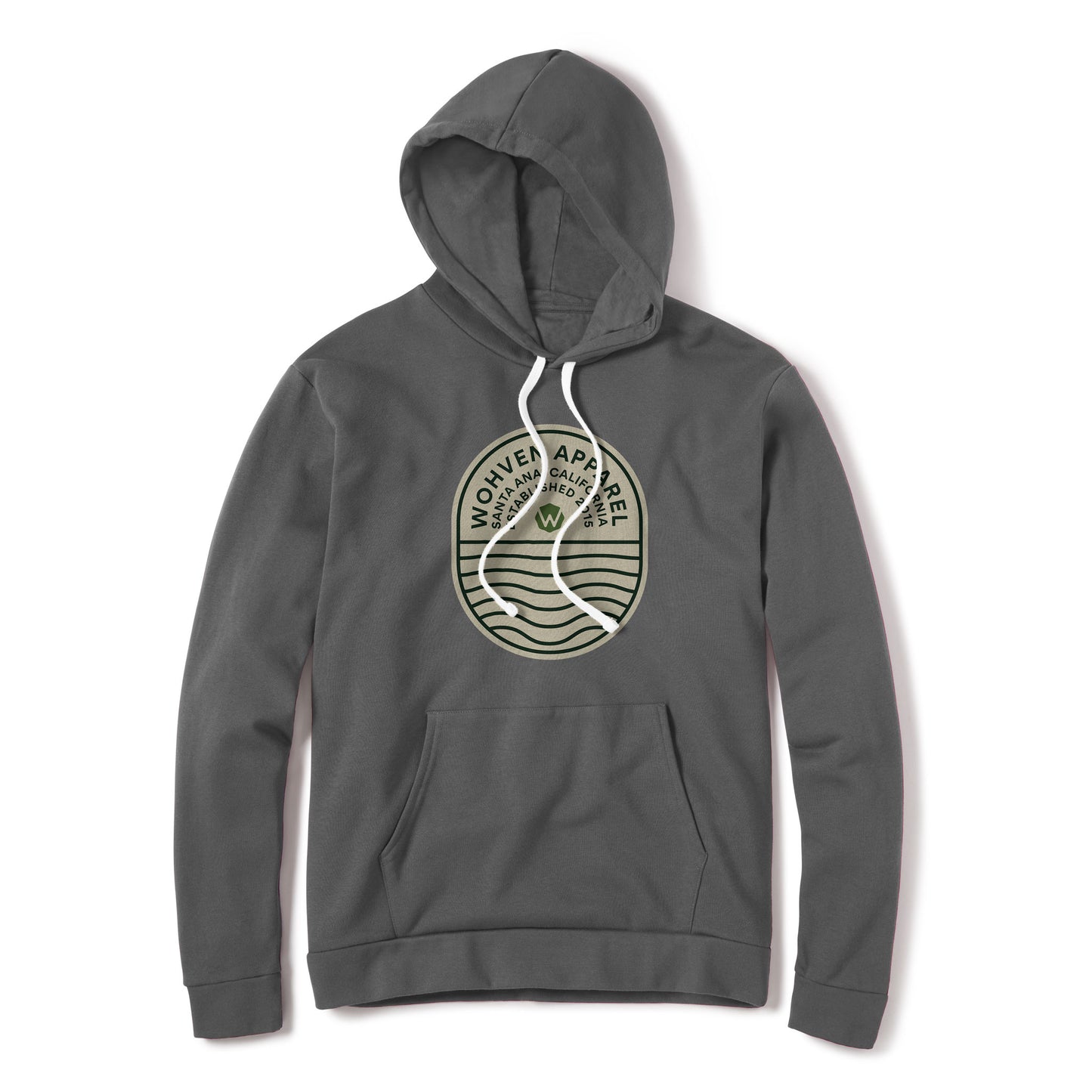 Wohven Badge Hoodie - Graphite