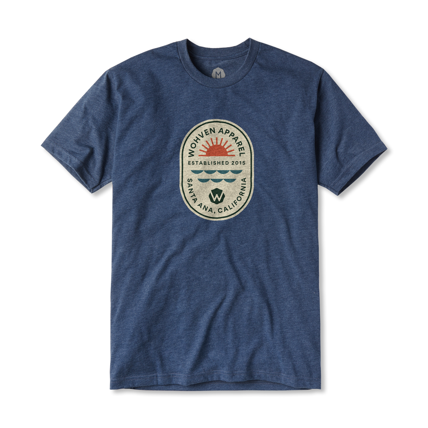 Wohven Badge Tee - Navy