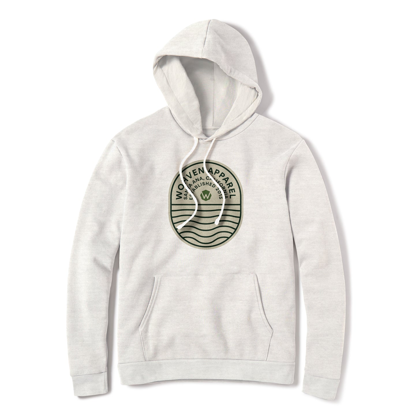 Wohven Badge Hoodie - Oatmeal