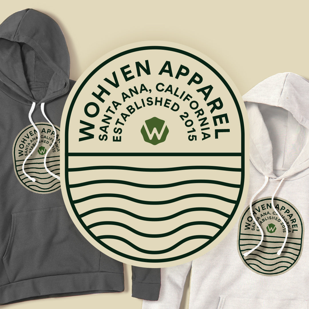 Wohven Badge Hoodie - Oatmeal