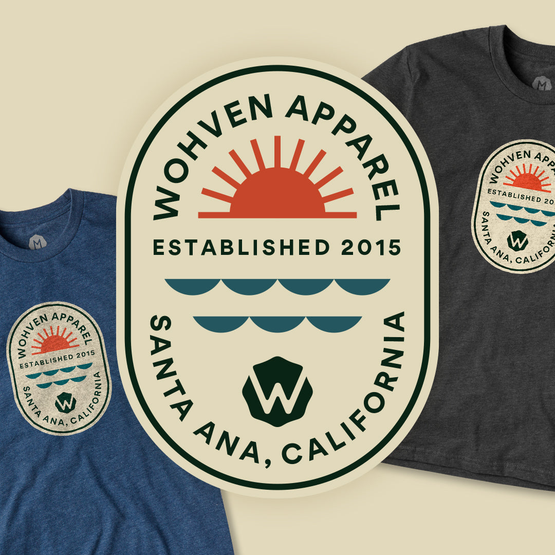 Wohven Badge Tee - Charcoal