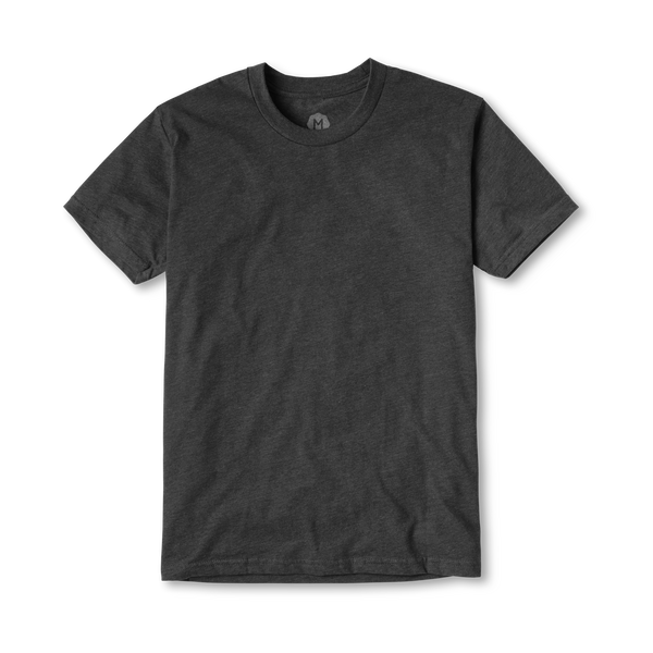 Charcoal Blank Crew Neck T-Shirt | Wohven